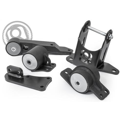 Innovative 00-07 Honda Insight K-Series Black Steel Mounts 75A Bushings (K20 Engine and Trans)