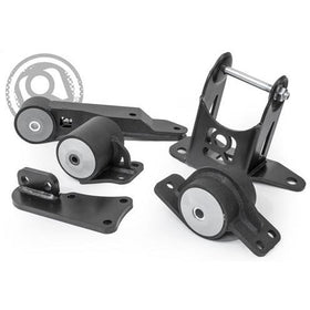 Innovative 00-07 Honda Insight K-Series Black Steel Mounts 85A Bushings (K20 Engine and Trans)