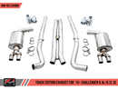 AWE Touring Edition Exhaust for 15+ Challenger 6.4 / 6.2 SC - Non-Resonated - Chrome Silver Quad Tips-5