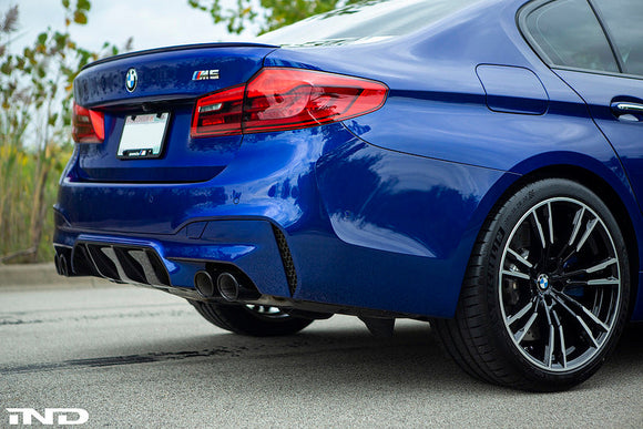 BMW F90 M5 Exhaust Tip Set - Black Chrome