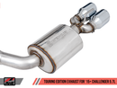 AWE Touring Edition Exhaust for 17+ Challenger 5.7 - Non-Resonated - Chrome Silver Quad Tips-4