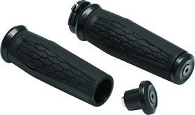 Kuryakyn Hex Grips Dual Cable Black