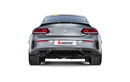 Akrapovic 16-17 AMG C63 Coupe Evolution Line Cat Back (Titanium) w/ Carbon Tips (Req. Link Pipe)-4
