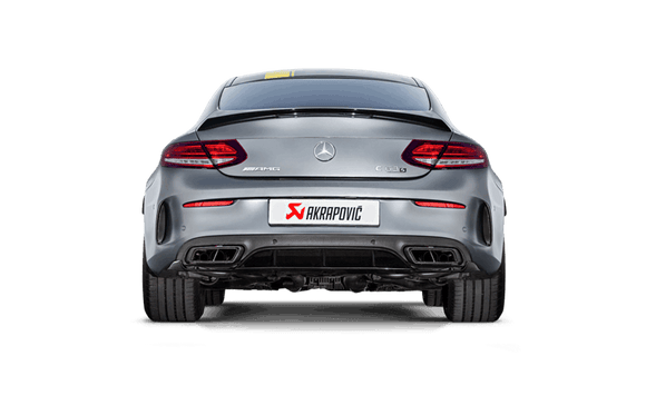 Akrapovic 16-17 AMG C63 Coupe Evolution Line Cat Back (Titanium) w/ Carbon Tips (Req. Link Pipe)