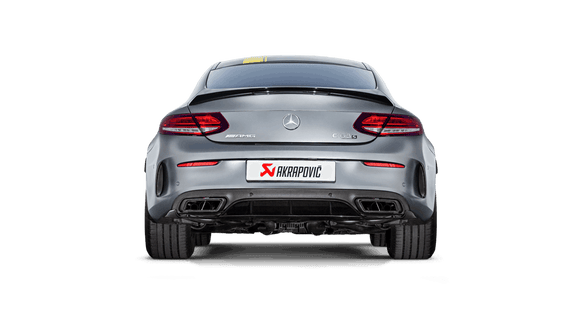 Akrapovic 16-17 AMG C63 Coupe Evolution Line Cat Back (Titanium) w/ Carbon Tips and Link Pipe