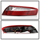 Xtune Porsche 911 996 ( Non 4S. Turbo. GT3 ) 99-04 LED Tail Lights Red Clear ALT-ON-P99699-LED-RC-9