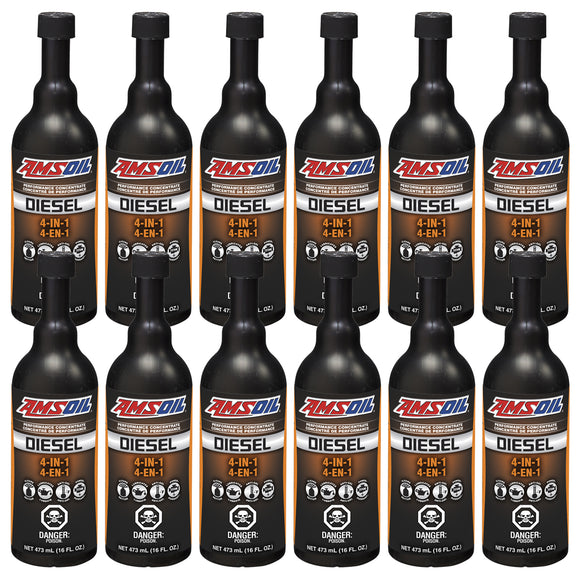 AMSOIL Diesel 4-IN-1 Fuel Additive Case of 12