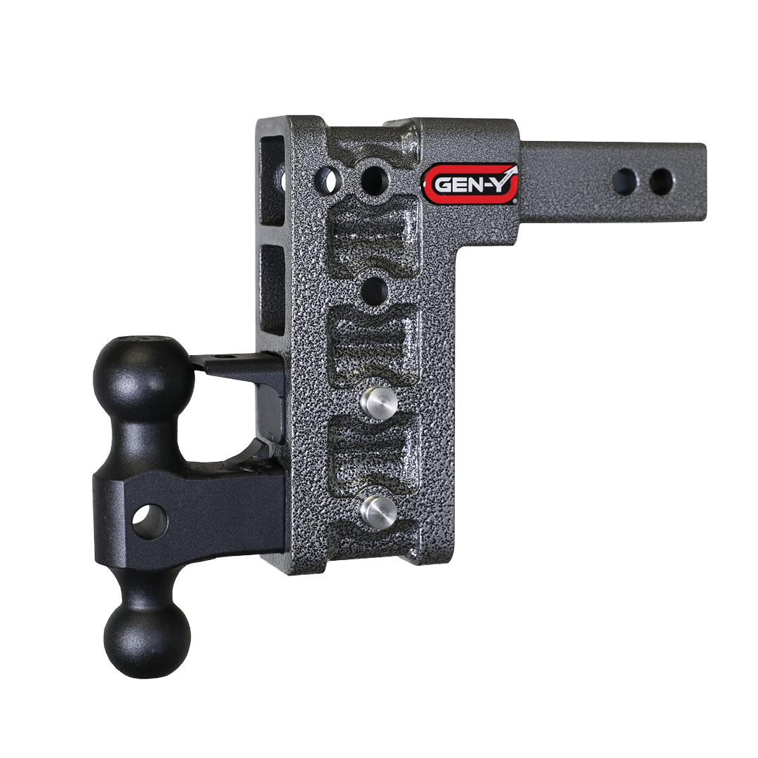 Gen-Y Mega Duty 2in Shank 7.5in Drop 2K TW 16K Hitch w/GH-051 Dual-Ball/GH-032 Pintle Lock