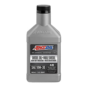 AMSOIL 10W-30 Heavy-Duty 100% Synthetic Diesel Oil 946 ml Bottle