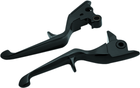 Kuryakyn Trigger Lever Set 08-13 Touring Cable Gloss Black