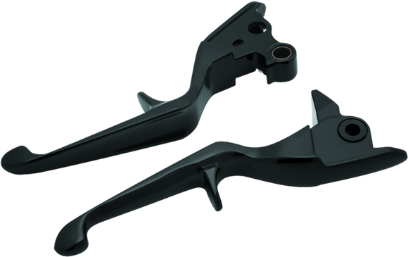 Kuryakyn Trigger Lever Set 08-13 Touring Cable Gloss Black