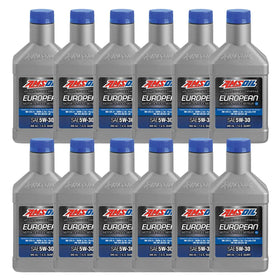 AMSOIL 5W-30 LS 100% Synthetic European Motor Oil Case of 12
