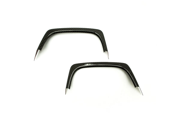 OLM Carbon Fiber Rear Bumper Exhaust Finishers - 2015 WRX 2015 STI