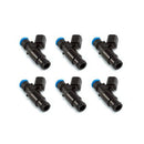 Injector Dynamics ID1300X Injectors - 48mm Length - 14mm Grey Top - 14mm Lower O-Ring - Set of 6-1