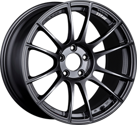 SSR GTX04 18x9.5 5x114.3 40mm Offset Dark Gunmetal Wheel