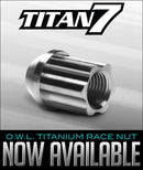 Titan 7 O.W.L. Titanium Race Nut 14x1.5 / 30mm H. / 60 Deg. Seat Taper - Rawform Titanium-12