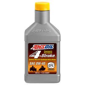AMSOIL Formula 4-Stroke Powersports 0W-40 Synthetic Motor Oil 946 ml Bottle