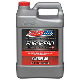 AMSOIL 5W-40 MS 100% Synthetic European Motor Oil 3.78 Liter Jug