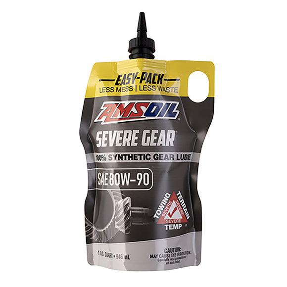 AMSOIL SEVERE GEAR 80W-90 100% Synthetic Gear Lube 946 ml Easy-Pack