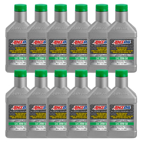 AMSOIL 20W-50 100% Synthetic Hydrostatic Transmission Fluid Case of 12