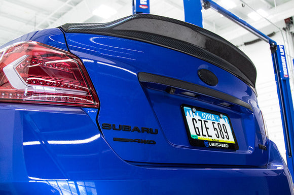 OLM V Style Carbon Fiber Trunk Spoiler - 2015 WRX STI