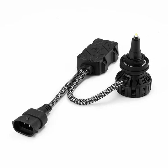 AlphaRex Black Ammo Panoramic LED Light Bulbs - H7