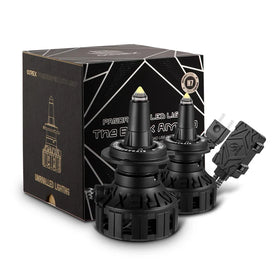 AlphaRex Black Ammo Panoramic LED Light Bulbs - H11