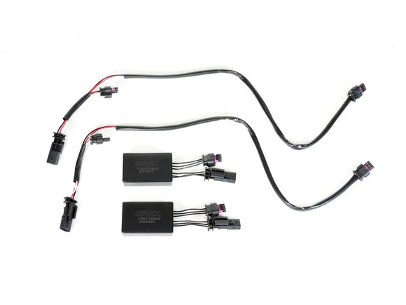 AlphaRex 17-23 Tesla Model 3/Y Stock Reflector Headlights to ARX Fog Lights Decoder Wiring Adapter