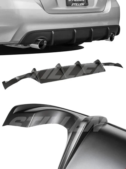 STILLEN 2016-2018 NISSAN ALTIMA REAR DIFFUSER [MATTE BLACK]