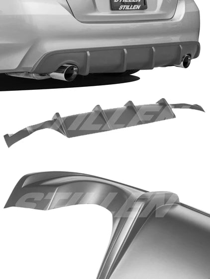 STILLEN 2016-2018 NISSAN ALTIMA REAR DIFFUSER [UNPAINTED]