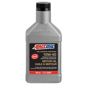 AMSOIL Premium Protection 10W-40 100% Synthetic Motor Oil 946 ml Bottle