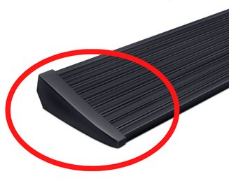 AMP Research End Cap Plastic w/ Wedge & Screw Assembly