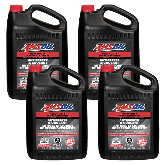 AMSOIL Heavy-Duty Antifreeze & Coolant Case of 4