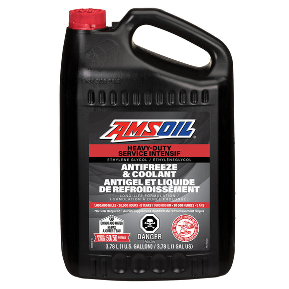 AMSOIL Heavy-Duty Antifreeze & Coolant 3.78 Liter Jug