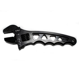 BTR AN 3-12 ADJUSTABLE ALUMINUM WRENCH - BLACK