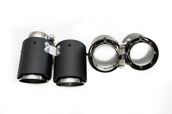 Fabspeed Porsche 991 Carrera Deluxe Quad-Style Tips (PSE / Carrera S) (2012-2016)