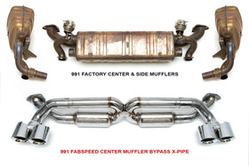 Fabspeed Porsche 991 Carrera Supersport X-Pipe Exhaust System (2012-2016) - 0