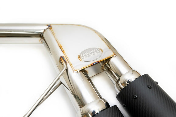 Fabspeed Macan Turbo / S Rear Slip-on Sport Exhaust (2014-2018)