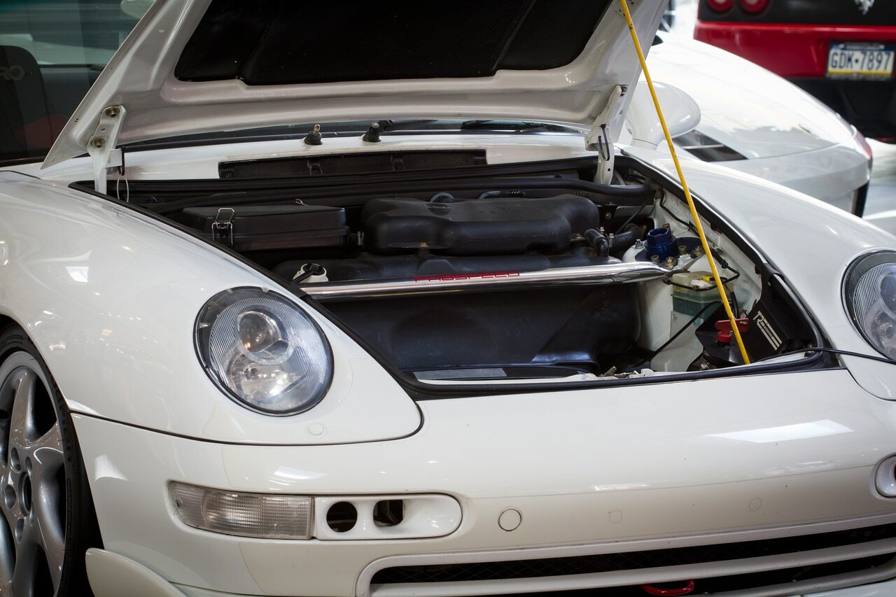 Fabspeed Porsche 993 Carrera GT2 EVO Front Strut Bar (1994-1998) - 0