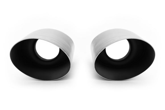 Fabspeed Porsche 993 Carrera Single Wall Oval Bolt-On Tips 993 (1994-1998)