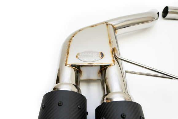 Fabspeed Macan Turbo / S Rear Slip-on Sport Exhaust (2014-2018)