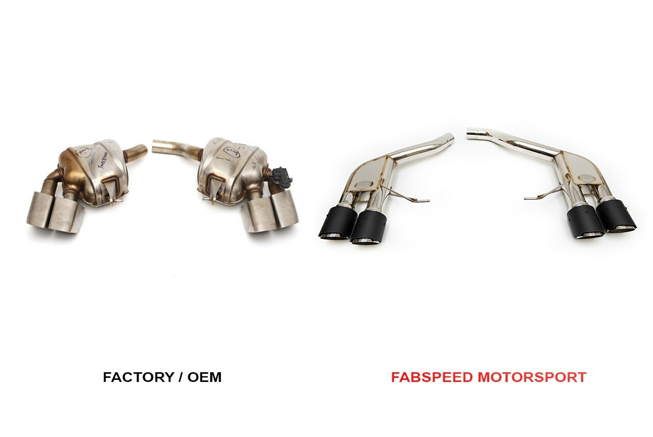 Fabspeed Macan 2.0L Rear Slip-on Sport Exhaust (2014-2020)
