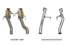 Fabspeed Porsche 957 Turbo / Turbo S Secondary Cat Bypass Pipes (2008-2010) - 0