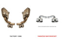 Fabspeed Porsche 997.2 Carrera Side Muffler Bypass Pipes (2009-2012)-2