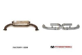 Fabspeed Porsche 997.2 Carrera Center Muffler Bypass X-Pipe (2009-2012) - 0