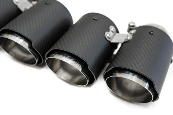 Fabspeed Porsche 991 Carrera Deluxe Quad-Style Tips (PSE / Carrera S) (2012-2016)