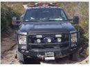 Road Armor 11-16 Ford F-250 Stealth Front Winch Bumper w/Lonestar Guard - Tex Blk-2