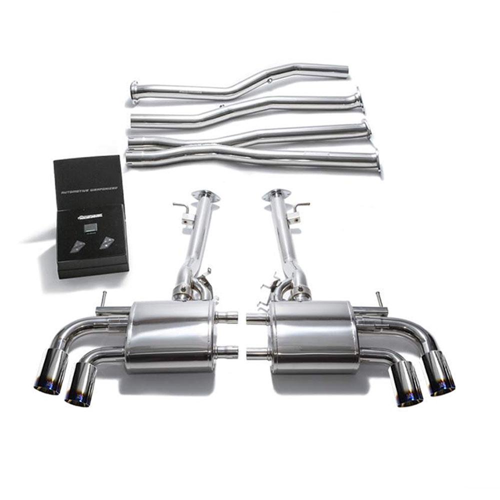 Armytrix Stainless Steel Valvetronic Exhaust System | 2017+ Lexus LC500 - 0