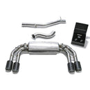 Armytrix Stainless Steel Valvetronic Catback Exhaust System w/Quad Exhaust Tips | 2018+ Volkswagen Golf R MK7.5-4