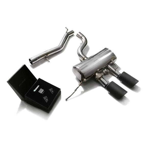 Armytrix Stainless Steel Valvetronic Catback Exhaust System w/Dual Exhaust Tips | 2012-2013 Volkswagen Golf R